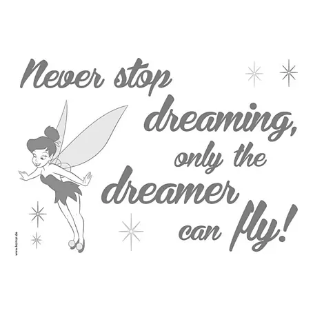 Komar Disney Edition 4 Dekosticker Never Stop Dreaming