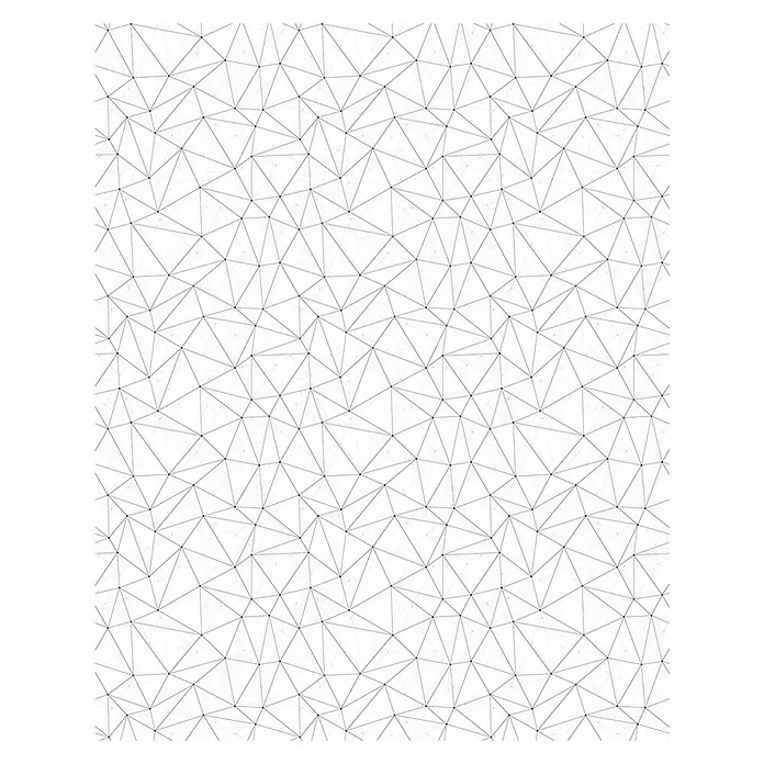 Komar Infinity Fototapete Cherry Pure - 2 -tlg., B x H: 200 x 250 cm, Vlies - Abstraktes Dreiecksmuster. Ein elegantes Muster aus verbundenen Linien und Punkten für moderne Designs und Hintergründe.