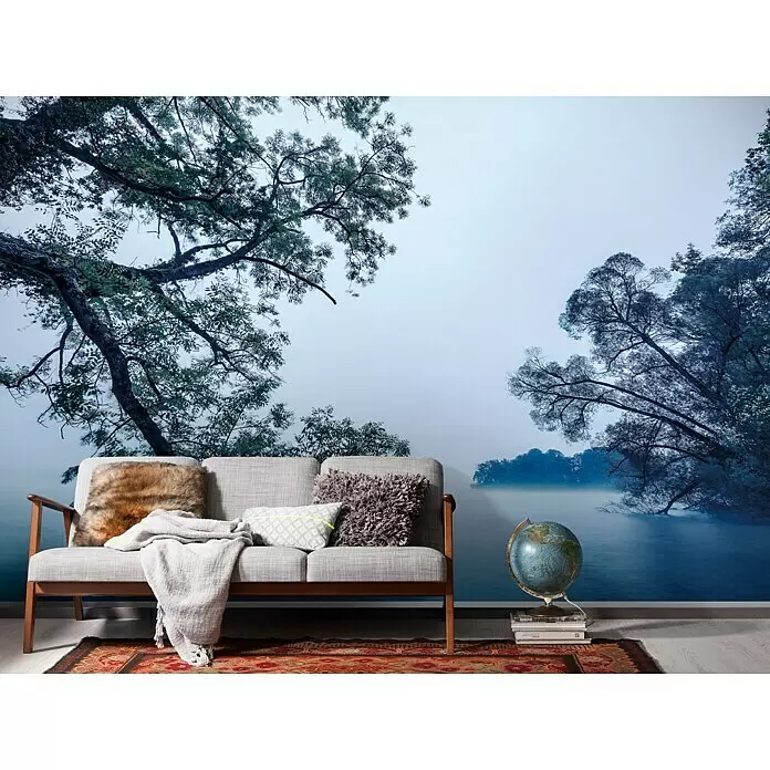 Komar Stefan Hefele Edition 1 Fototapete Blue Waters - 4 -tlg., B x H: 400 x 250 cm, Vlies - Stimmungsaufnahme