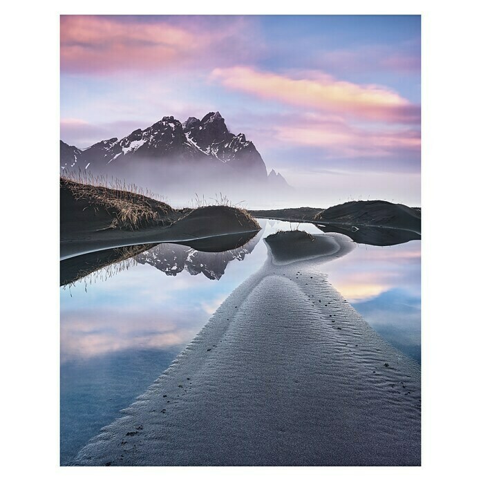 Komar Stefan Hefele Edition 1 Fototapete Glowing Vestrahorn (2-tlg., 200 x 250 cm, Vlies)