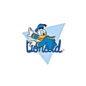 Komar Disney Edition 4 Wandbild Donald Duck Triangle (30 x 40 cm, Vlies)