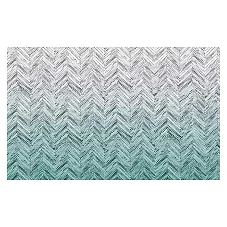 Komar Infinity Fototapete Herringbone Mint