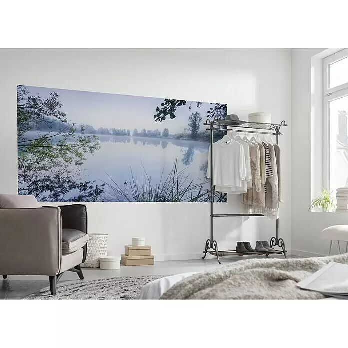 Komar Stefan Hefele Edition 1 Fototapete Morning View - 1 -tlg., B x H: 200 x 100 cm, Vlies - Stimmungsaufnahme