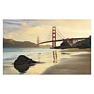 Komar Stefan Hefele Edition 1 Fototapete Golden Gate (4 -tlg., B x H: 400 x 250 cm, Vlies)