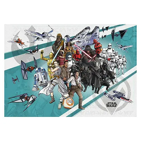 Komar Star Wars Fototapete Cartoon Collage Wide