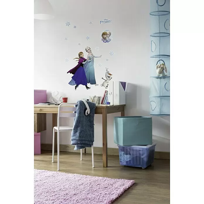 Komar Disney Edition 4 Dekosticker Anna und Elsa - 15 -tlg., Bunt - Stimmungsaufnahme