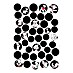 Komar Disney Edition 4 Dekosticker 101 Dalmatiner Dots 