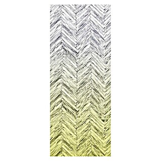 Komar Infinity Fototapete Herringbone Yellow Panel (1 -tlg., B x H: 100 x 250 cm, Vlies)