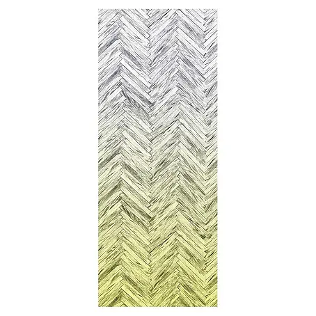 Komar Infinity Fototapete Herringbone Yellow Panel