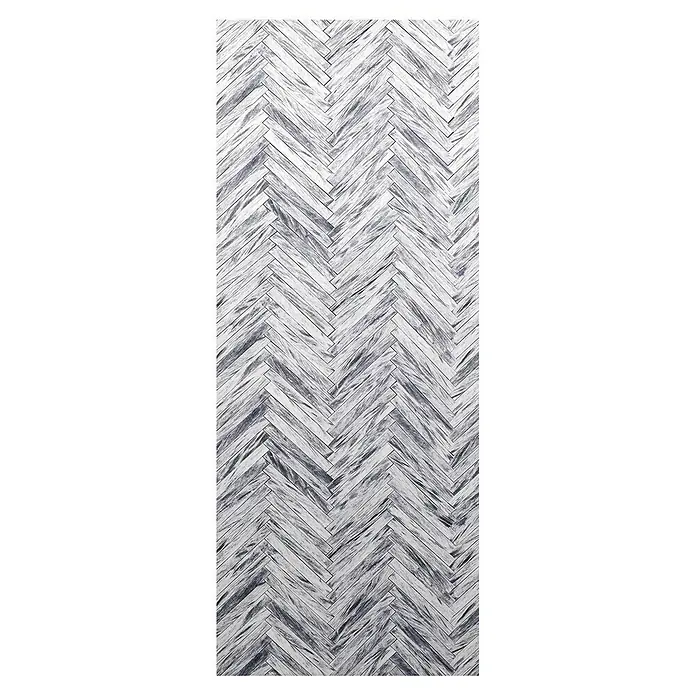 Komar Infinity Fototapete Herringbone Pure Panel - 1 -tlg., B x H: 100 x 250 cm, Vlies - Dieses Bild zeigt ein attraktives Fischgrätmuster, ideal für die Gestaltung von Böden oder Wänden, das jedem Raum einen Hauch von Eleganz verleiht.