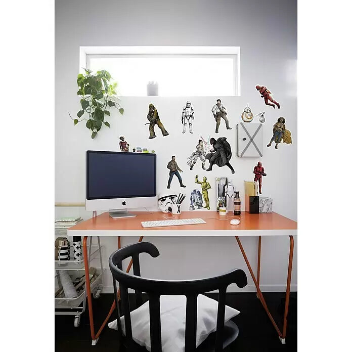 Komar Star Wars Dekosticker Heroes Villains - 12 -tlg., Bunt - Stimmungsaufnahme