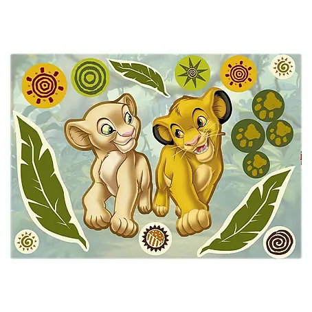 Komar Disney Edition 4 Dekosticker Simba & Nala