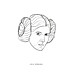 Komar Star Wars Poster Force Faces Leia 