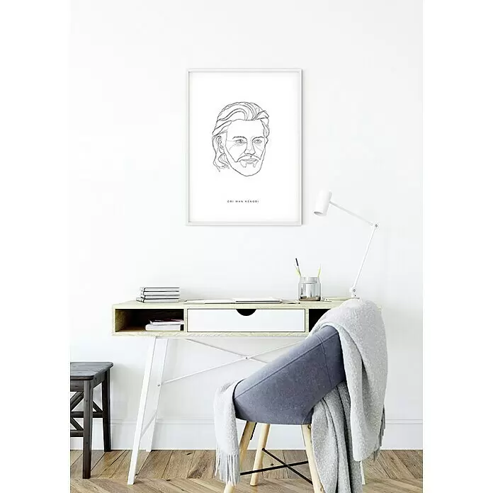 Komar Star Wars Poster Force Faces Obi Wan Kenobi - Star Wars, B x H: 30 x 40 cm - Stimmungsaufnahme