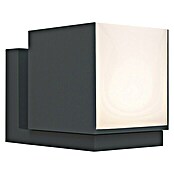 Lutec Cuba LED-Außenwandleuchte (12 W, 10 x 14,8 x 11,6 cm, Anthrazit, IP54) | BAUHAUS