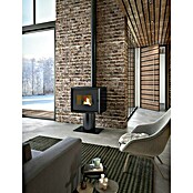 FreePoint Pelletofen (2,68 - 9,36 kW, Raumheizvermögen: 225 m³, Schwarz)