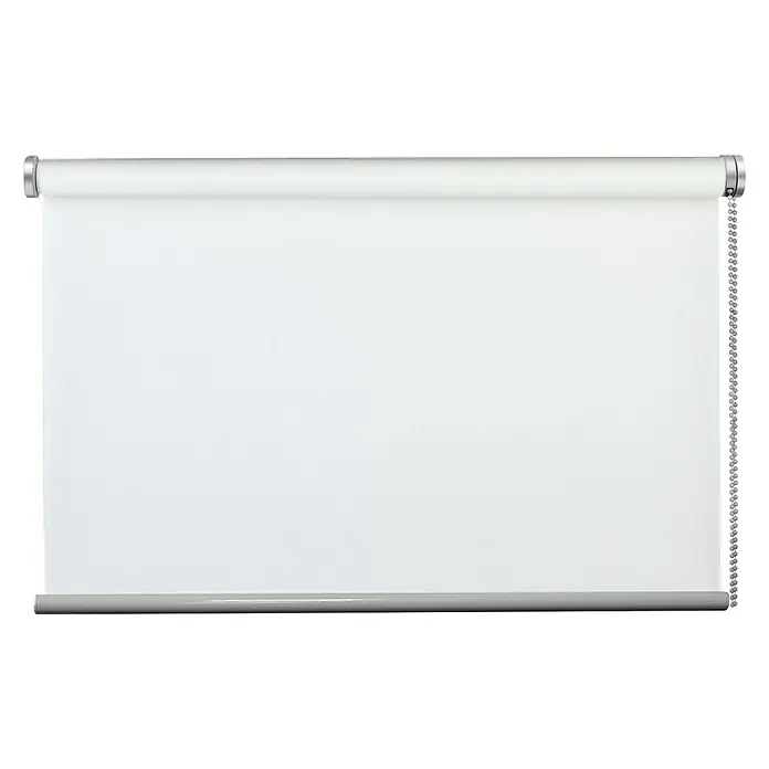 Rollo Prime - B x H: 120 x 150 cm, Weiß, Uni, Montageart: Klemmen, Tageslichtdurchlässig - Weißes Rollo, das sanftes Licht hereinlässt und für Privatsphäre sorgt. Das Rollo ist einfach zu bedienen und eine stilvolle Ergänzung für jedes Fenster.