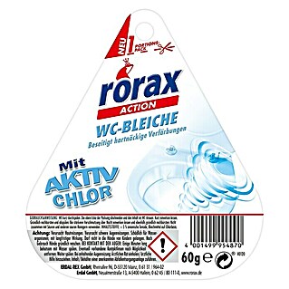 Rorax WC-Bleiche (60 g, Portionspack)