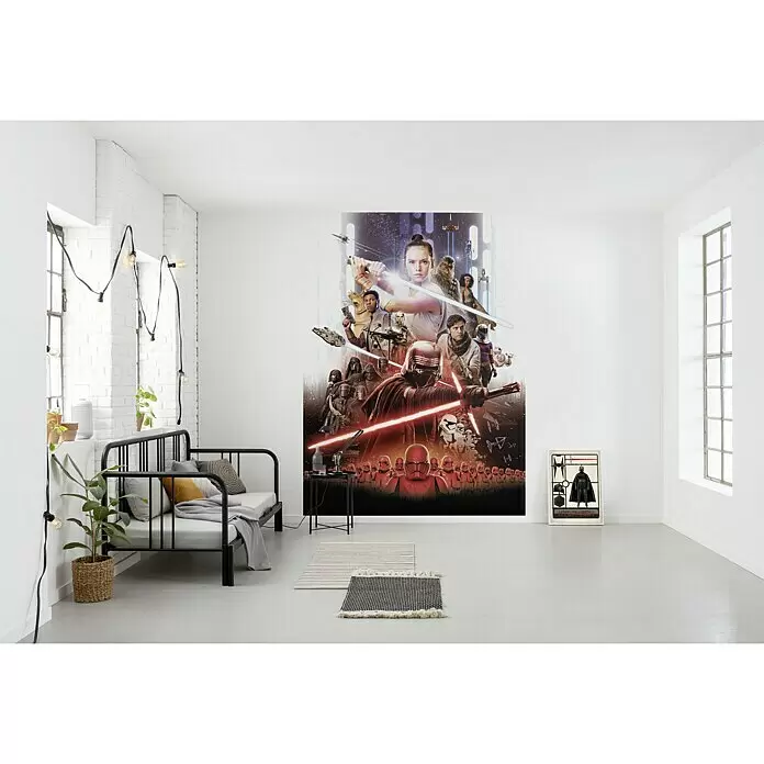 Komar Star Wars Fototapete Movie Poster Ray - 4 -tlg., B x H: 254 x 184 cm, Papier - Stimmungsaufnahme