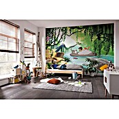 Komar Disney Edition 4 Fototapete Jungle Book Swimming with Baloo (8-tlg., 368 x 254 cm, Papier)