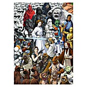 Komar Star Wars Fototapete Cartoon Collage (4-tlg., 184 x 254 cm, Papier)