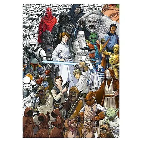 Komar Star Wars Fototapete Cartoon Collage