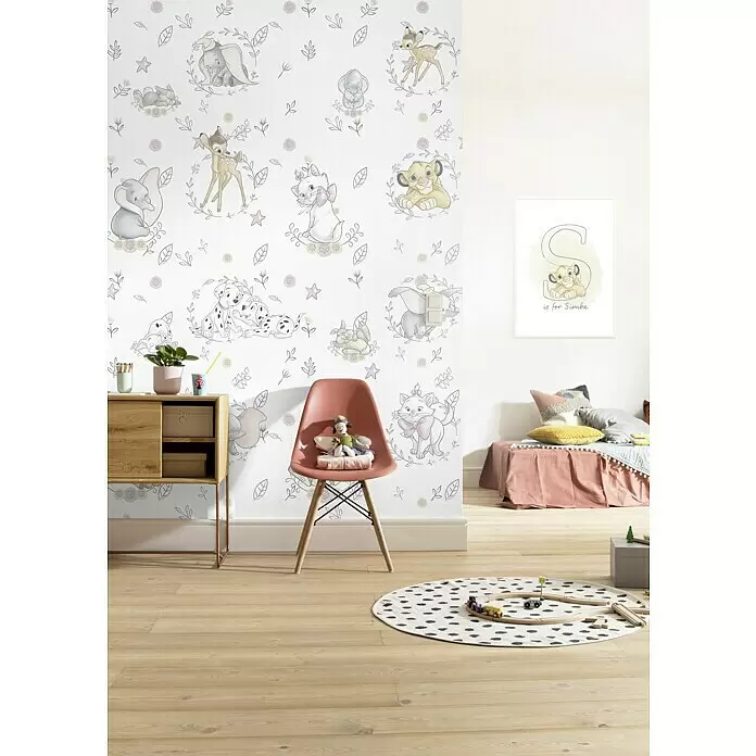 Komar Disney Edition 4 Fototapete Best of Friends - 4 -tlg., B x H: 200 x 280 cm, Vlies - Stimmungsaufnahme