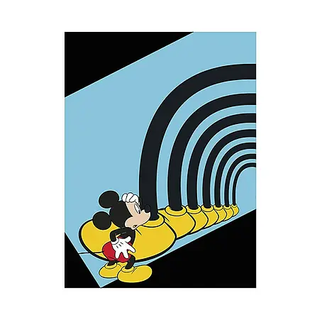 Komar Disney Edition 4 Poster Mickey Mouse Foot Tunnel