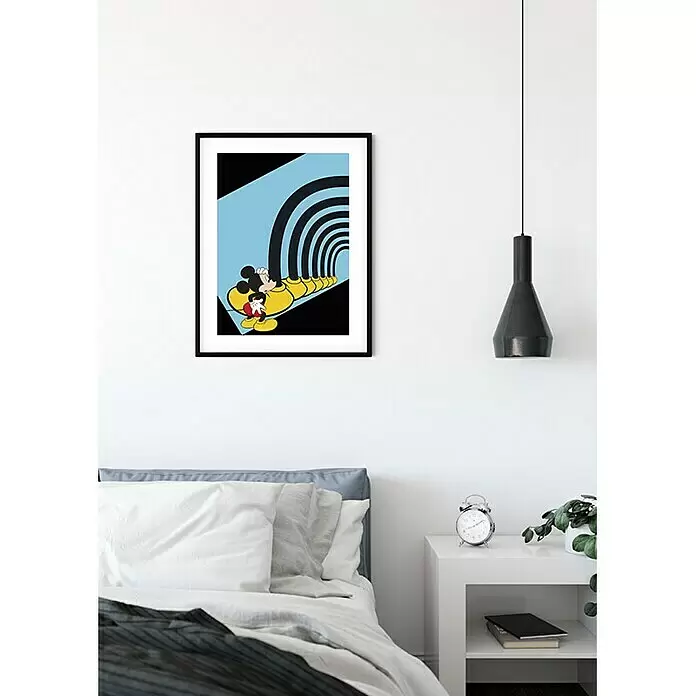 Komar Disney Edition 4 Poster Mickey Mouse Foot Tunnel - Disney, B x H: 40 x 50 cm - Stimmungsaufnahme