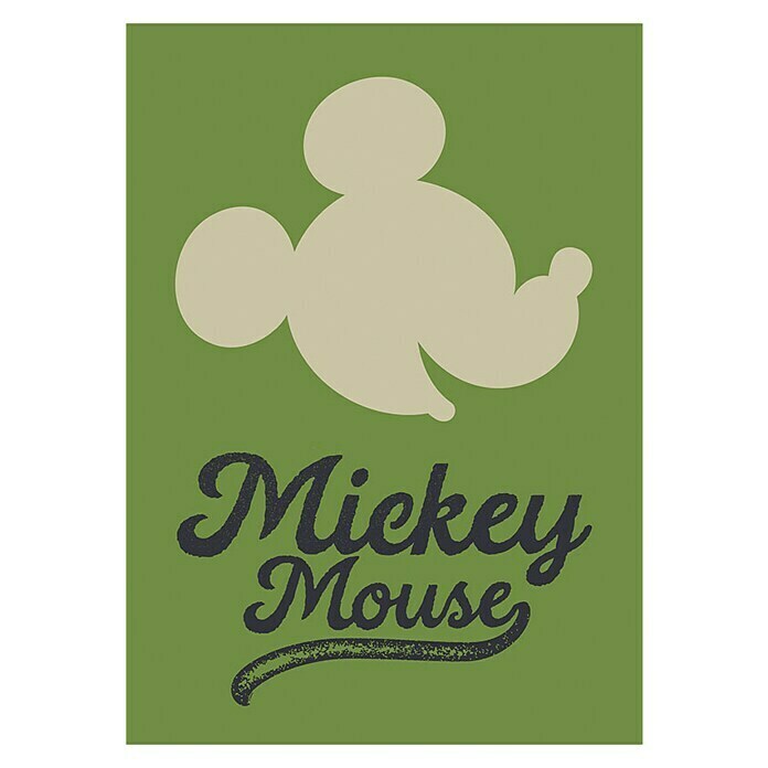 Komar Disney Edition 4 Poster Mickey Mouse Green Head (Disney, B x H: 50 x 70 cm)