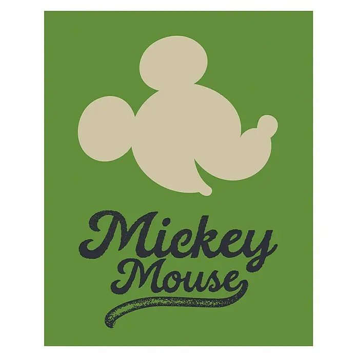 Komar Disney Edition 4 Poster Mickey Mouse Green Head - Disney, B x H: 40 x 50 cm - Vintage Mickey Mouse Illustration auf grünem Hintergrund. Perfekt für Disney-Fans, die einen nostalgischen Touch suchen.