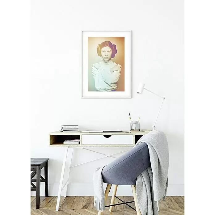 Komar Star Wars Poster Icons Color Leia - Star Wars, B x H: 30 x 40 cm - Stimmungsaufnahme