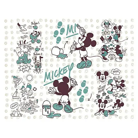 Komar Disney Edition 4 Fototapete Mickey & Friends
