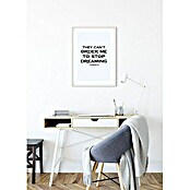 Komar Disney Edition 4 Wandbild Cinderella Quote (50 x 70 cm, Vlies)