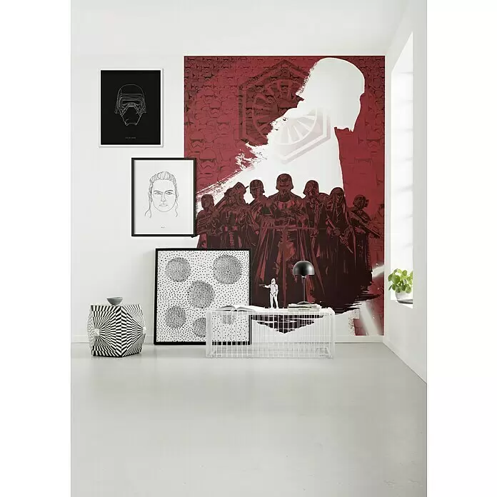 Komar Star Wars Fototapete Supreme Leader - 4 -tlg., B x H: 200 x 280 cm, Vlies - Stimmungsaufnahme