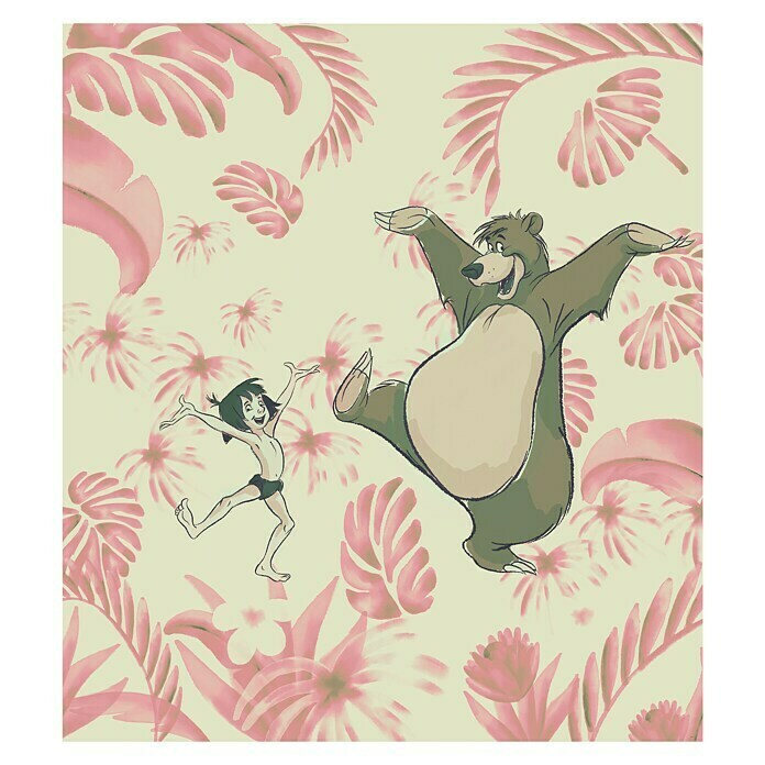 Komar Disney Edition 4 Fototapete Dance the Jungle (5-tlg., 250 x 280 cm, Vlies)