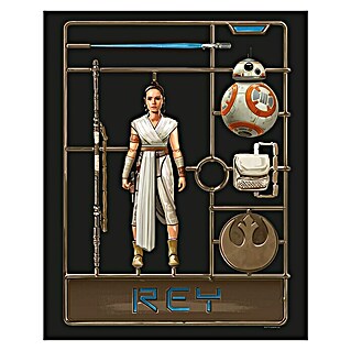 Komar Star Wars Poster Toy Rey (Disney, B x H: 50 x 70 cm)
