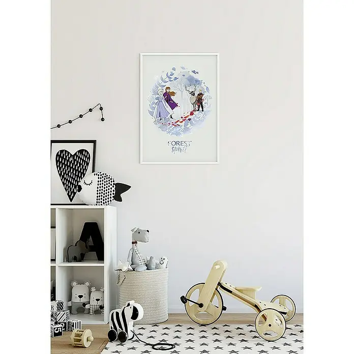 Komar Disney Edition 4 Poster Frozen Spirit - Disney, B x H: 50 x 70 cm - Kinderzimmer mit Frozen Poster.