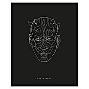 Komar Star Wars Wandbild Lines Dark Side Maul (40 x 50 cm, Vlies)