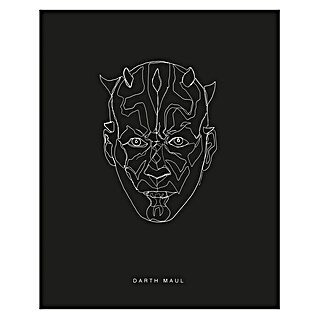 Komar Star Wars Poster Lines Dark Side Maul (Star Wars, B x H: 40 x 50 cm)