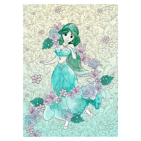 Komar Disney Edition 4 Fototapete Jasmin Pale Flowers