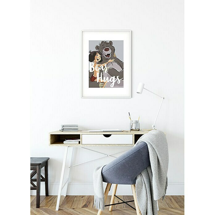 Komar Disney Edition 4 Wandbild Bear Hug (40 x 50 cm, Vlies)