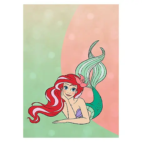 Komar Disney Edition 4 Fototapete Ariel Pastell