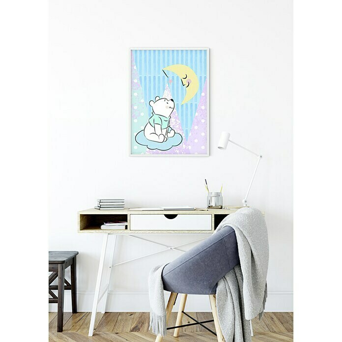 Komar Disney Edition 4 Wandbild Winnie Pooh Moon (50 x 70 cm, Vlies)