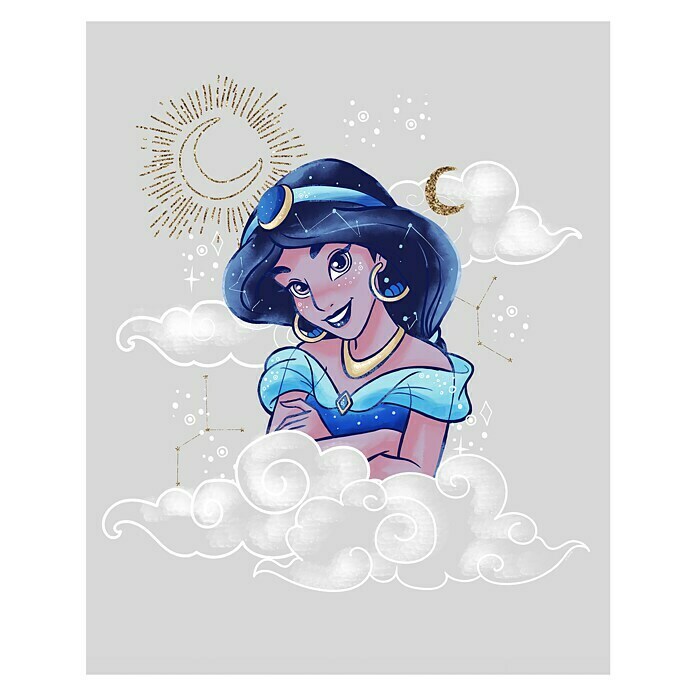 Komar Disney Edition 4 Wandbild Jasmin Clouds (30 x 40 cm, Vlies)