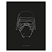 Komar Star Wars Wandbild Lines Dark Side Kylo Ren (40 x 50 cm, Vlies)