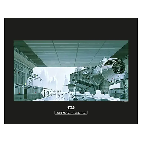 Komar Star Wars Poster RMQ Hangar Shuttle