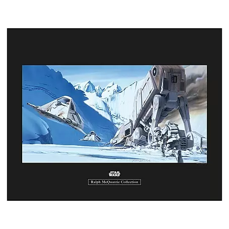 Komar Star Wars Poster RMQ Hoth Battle Snowspeeder