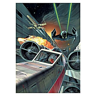 Komar Star Wars Fototapete Death Star Trench Run (4 -tlg., B x H: 200 x 280 cm, Vlies)