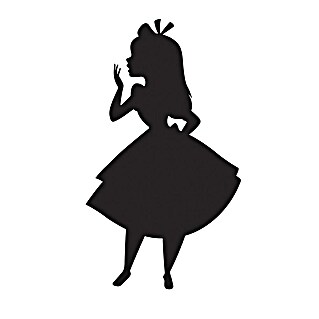 Komar Disney Edition 4 Poster Alice Silhouette (Disney, B x H: 50 x 70 cm)